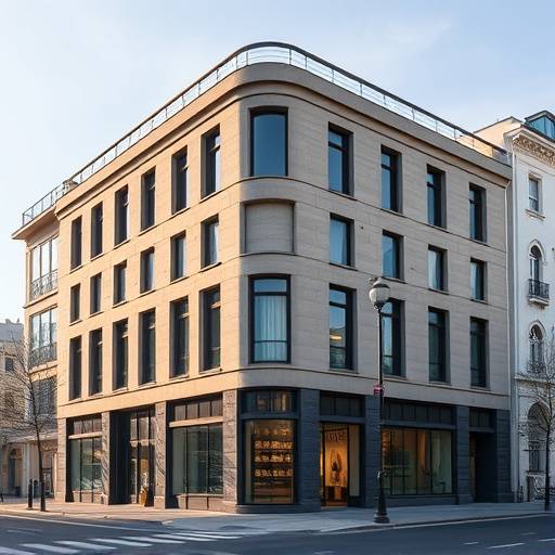 Exterior del edificio de Estudio Estrella del Norte en Bilbao