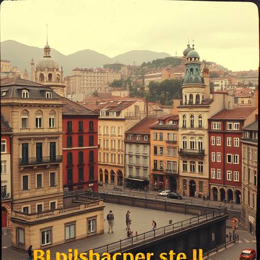 Imagen del programa 'Historias de Bilbao', mostrando una foto antigua de la ciudad.
