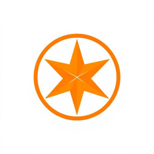 Logotipo de Estudio Estrella del Norte: una estrella estilizada dentro de un círculo